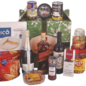 Caja Navideña Etiqueta Roja 1